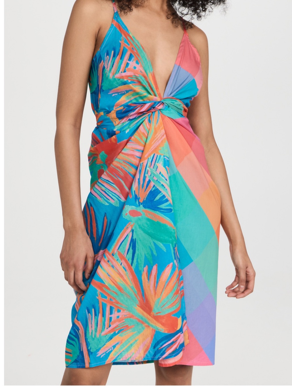FARM Rio Colorful Tropical Print Cover-up - Picture 5 of 6